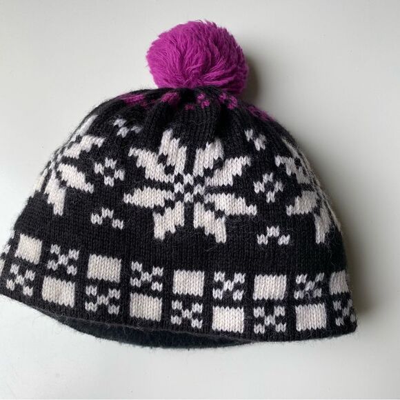 Turtle Fur wool fleece lined hat beanie hat Pom - Picture 3 of 6